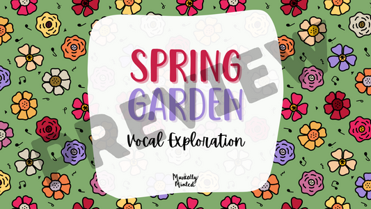 Spring Garden: Vocal Exploration Slides Google Slide Digital Resource DIGITAL DOWNLOAD