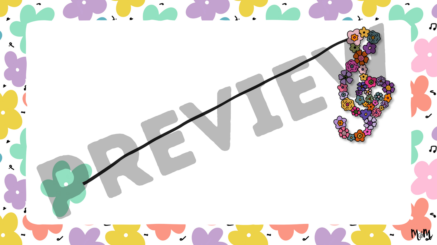 Spring Garden: Vocal Exploration Slides Google Slide Digital Resource DIGITAL DOWNLOAD