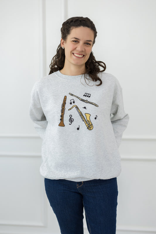 Woodwind Instruments Sweatshirt