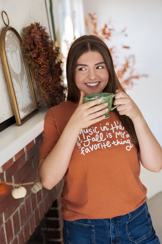 Music in the Fall is My Favorite Thing T-Shirt