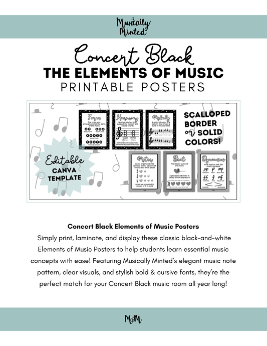 Concert Black: Elements of Music DIGITAL DOWNLOAD