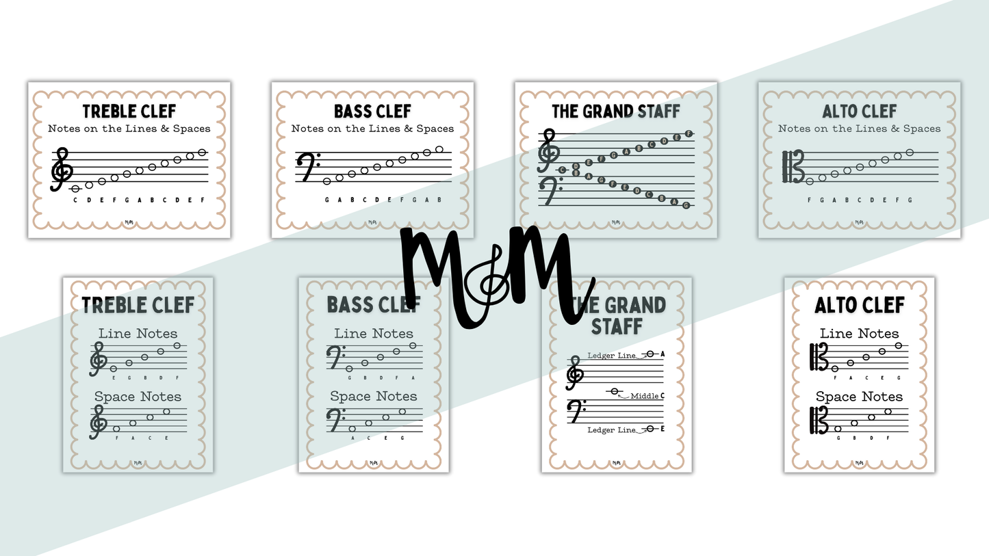 Boho Neutral: Lines & Spaces Posters DIGITAL DOWNLOAD