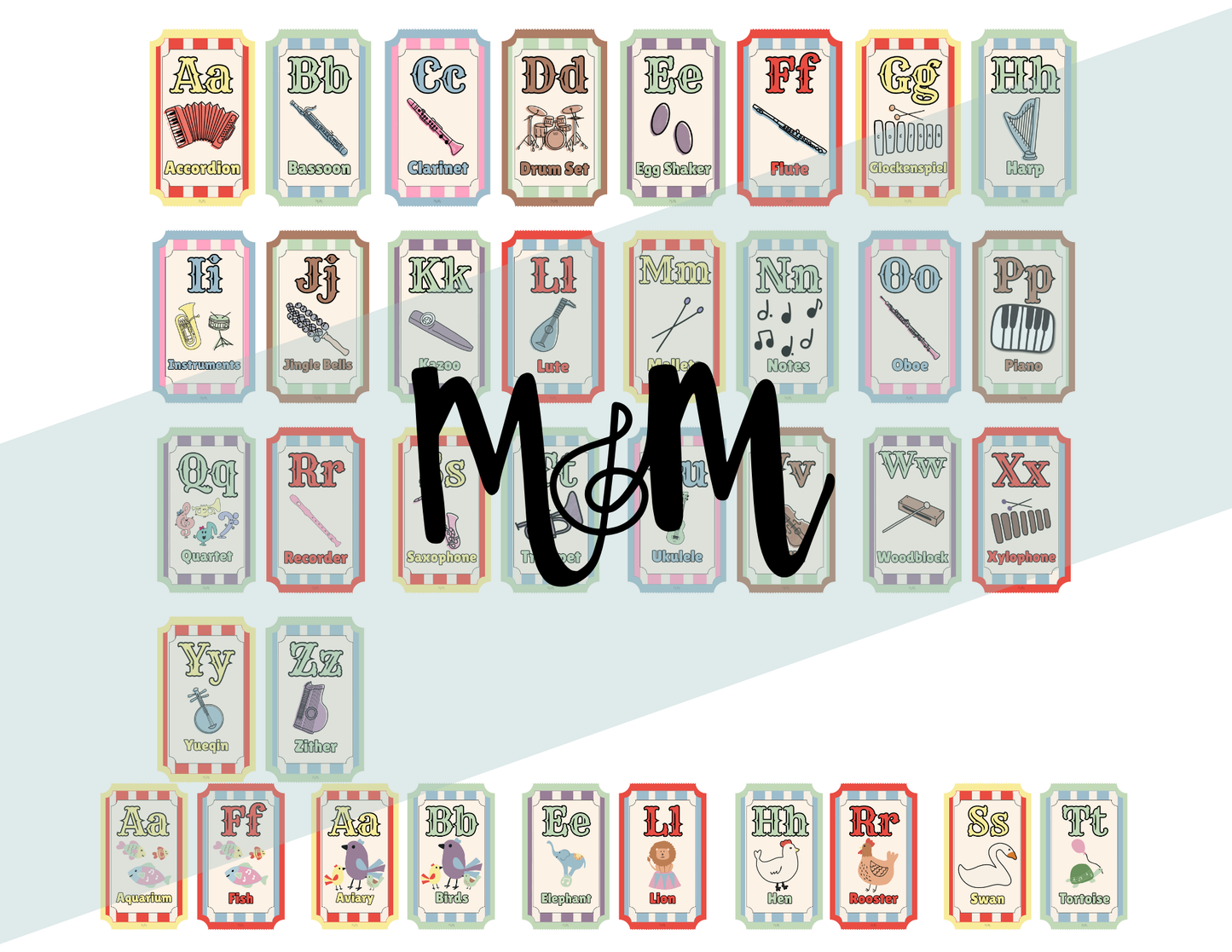 Carnival of Music: Music Alphabet | Music Classroom Decor