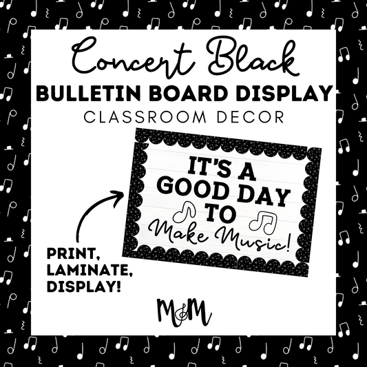 Concert Black: Bulletin Board DIGITAL DOWNLOAD