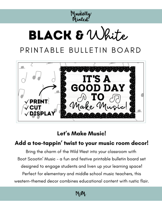 Concert Black: Bulletin Board DIGITAL DOWNLOAD