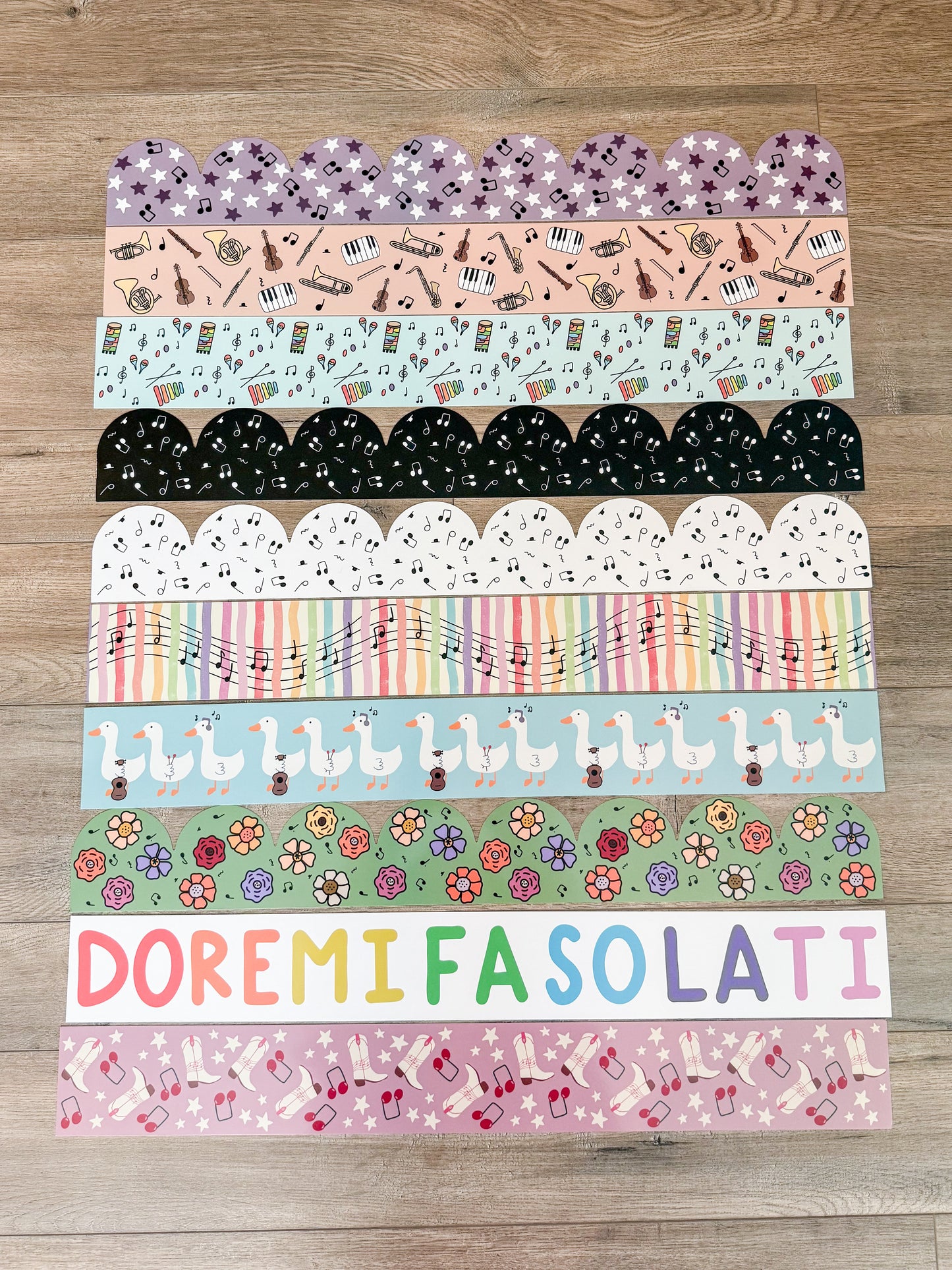 White + Black Bulletin Board Border