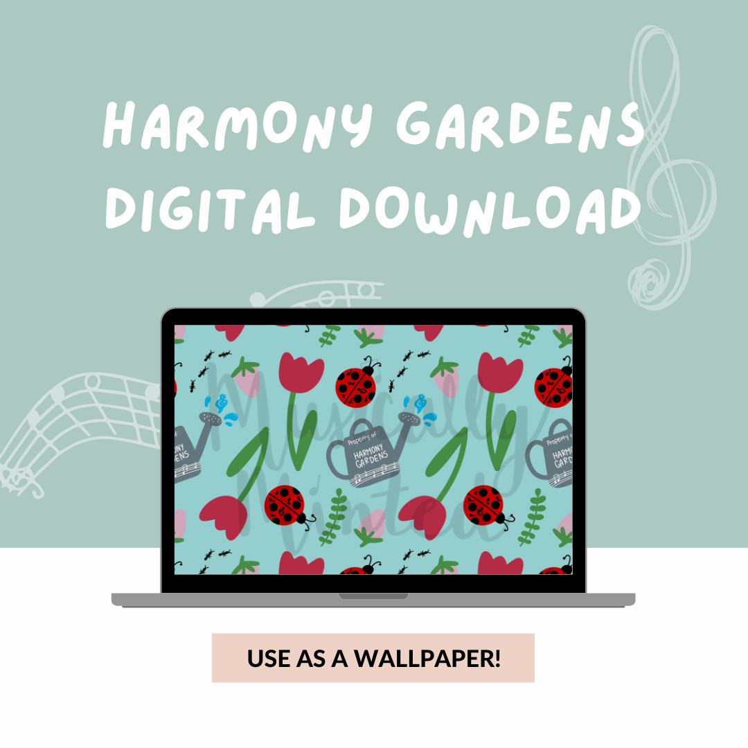 Harmony Gardens Wallpaper DIGITAL DOWNLOAD