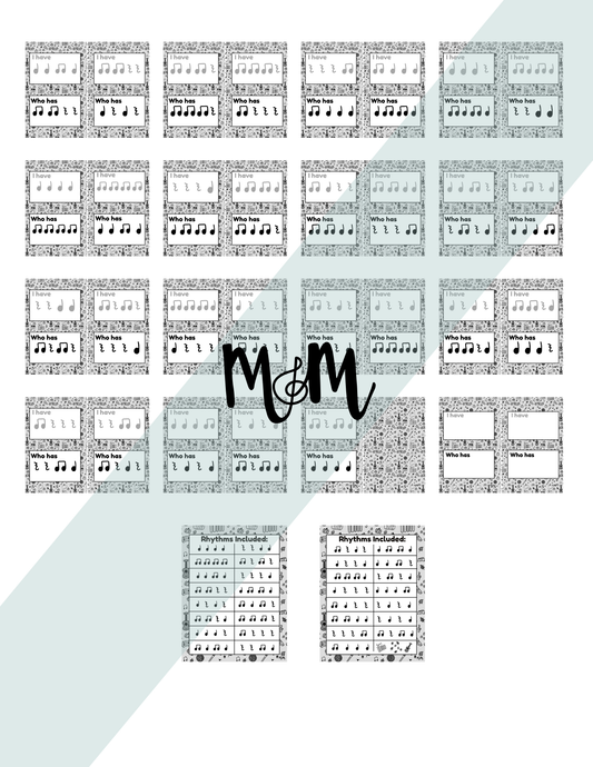 Fall Faves: I Have, Who Has? Rhythm Game | Level 1 | Music Class Activity DIGITAL DOWNLOAD