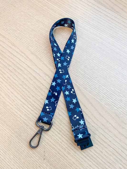 Midnight Stars Lanyard
