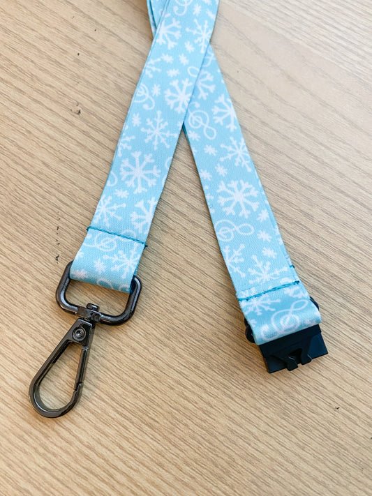 Let It Snow Lanyard