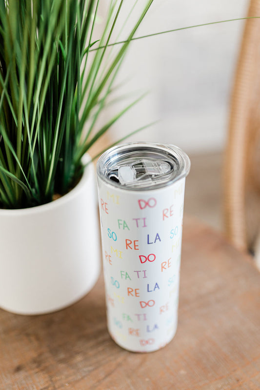 Solfege Skinny Tumbler
