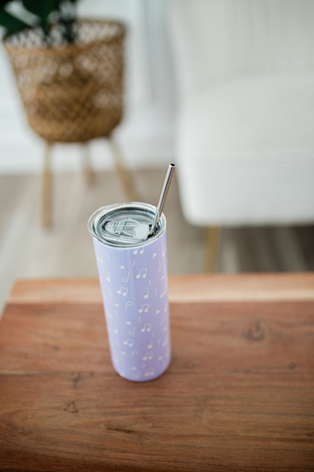 Music Note Skinny Tumbler