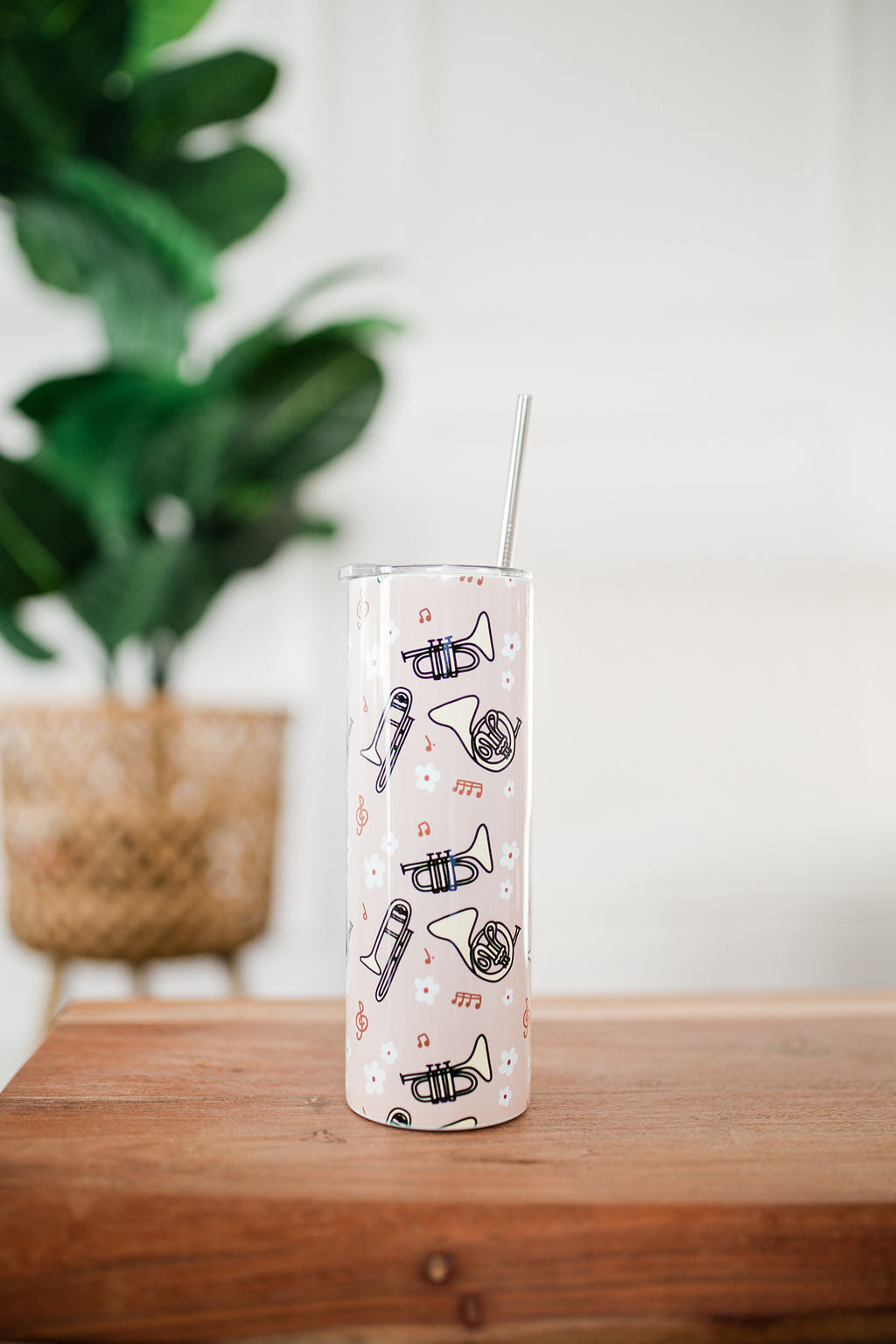 Boho Brass Skinny Tumbler