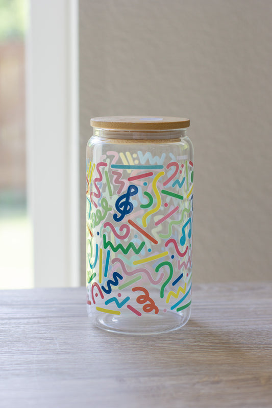 Abstract 90's Glass Can