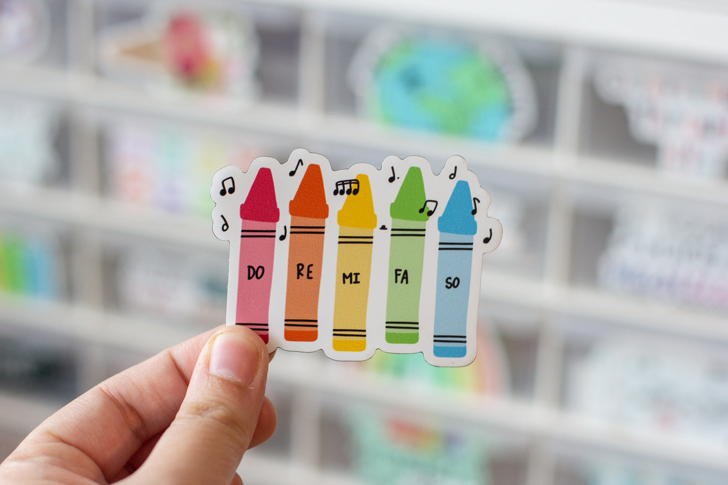 Solfege Crayons Magnet