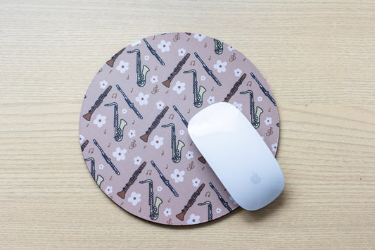 Boho Woodwind Mousepad