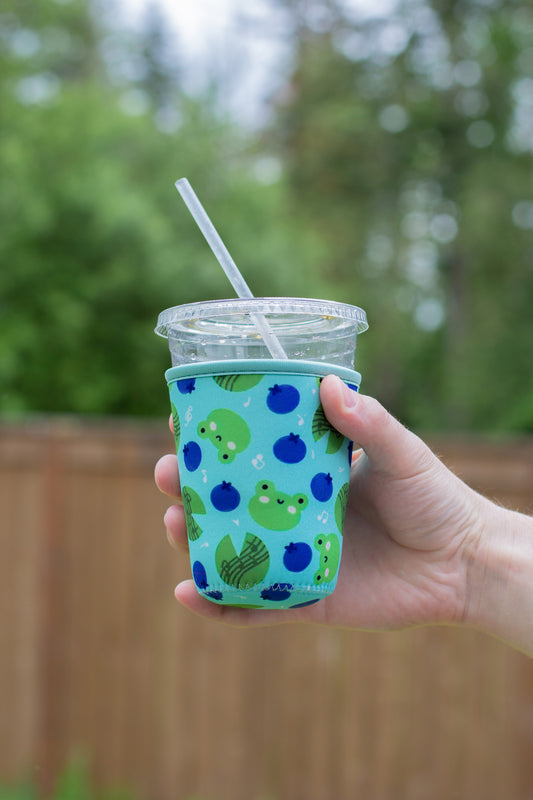 Blueberry Leap Frog Coffee Coozie