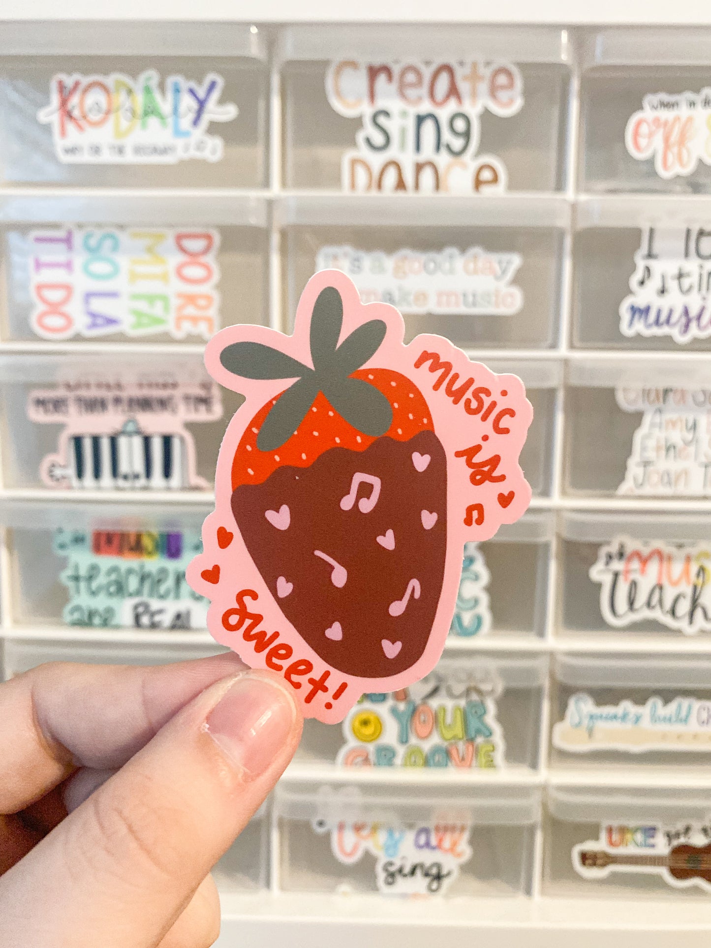 Music Is Sweet Sticker