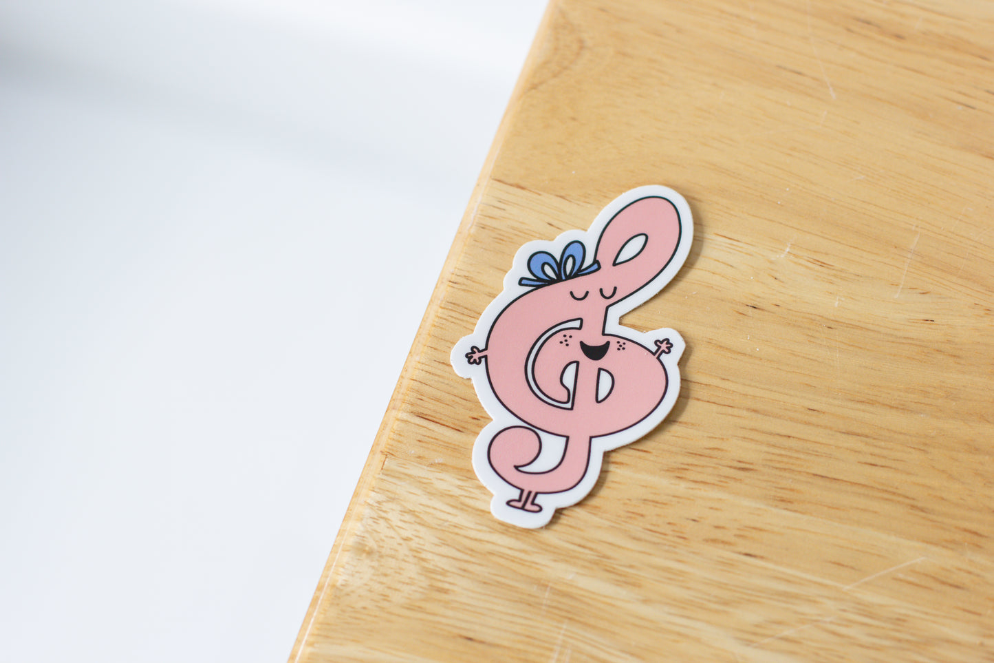 Tara The Treble Clef Sticker