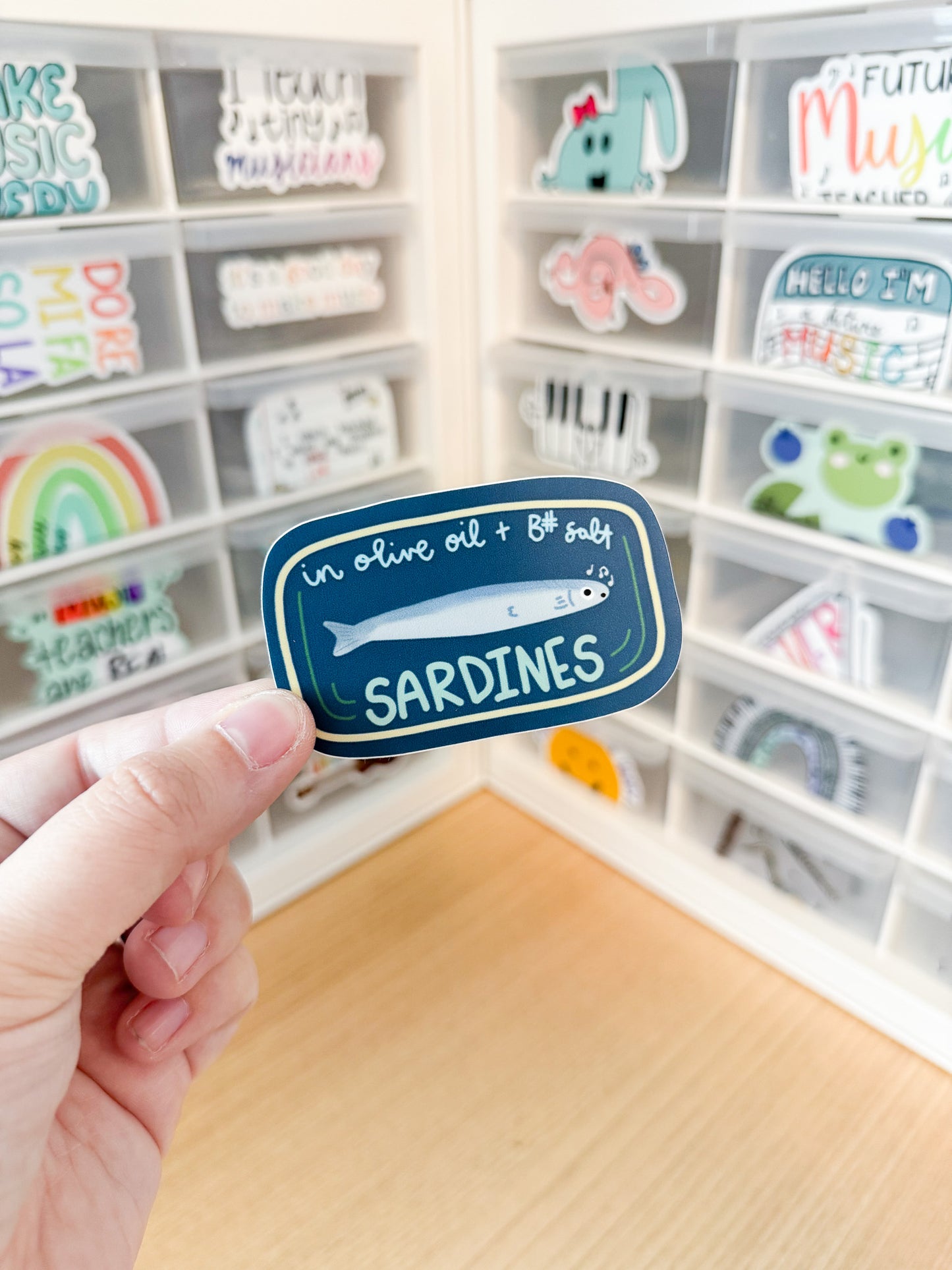 Sardine Tin Sticker