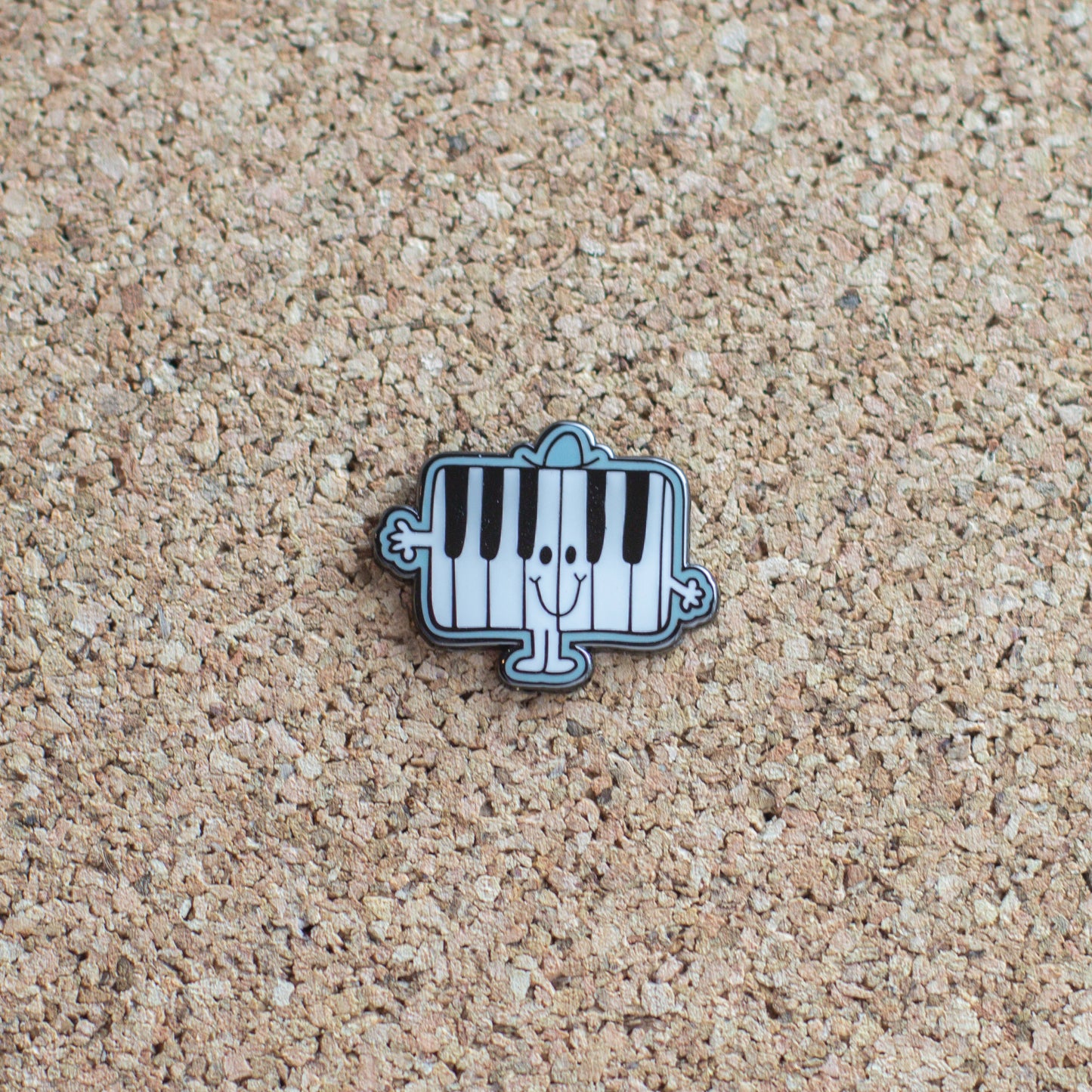Peyton the Piano Enamel Pin