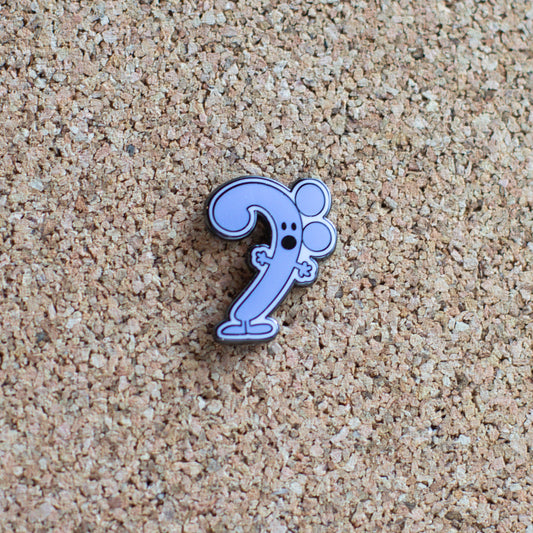Bennett the Bass Clef Enamel Pin