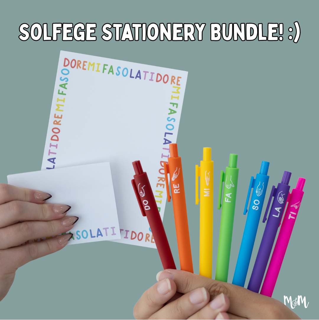 Solfege Stationery Bundle! :)