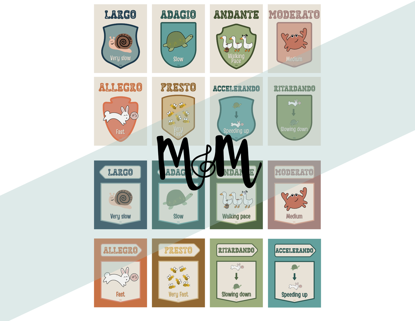 National Parks: Tempo Posters | Music Classroom Decor