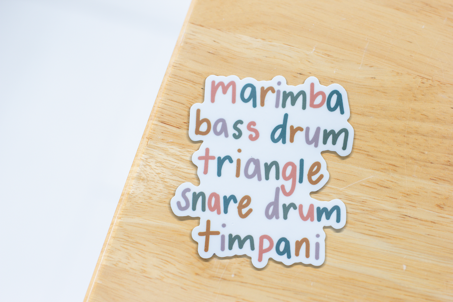 Percussion Instruments Sticker
