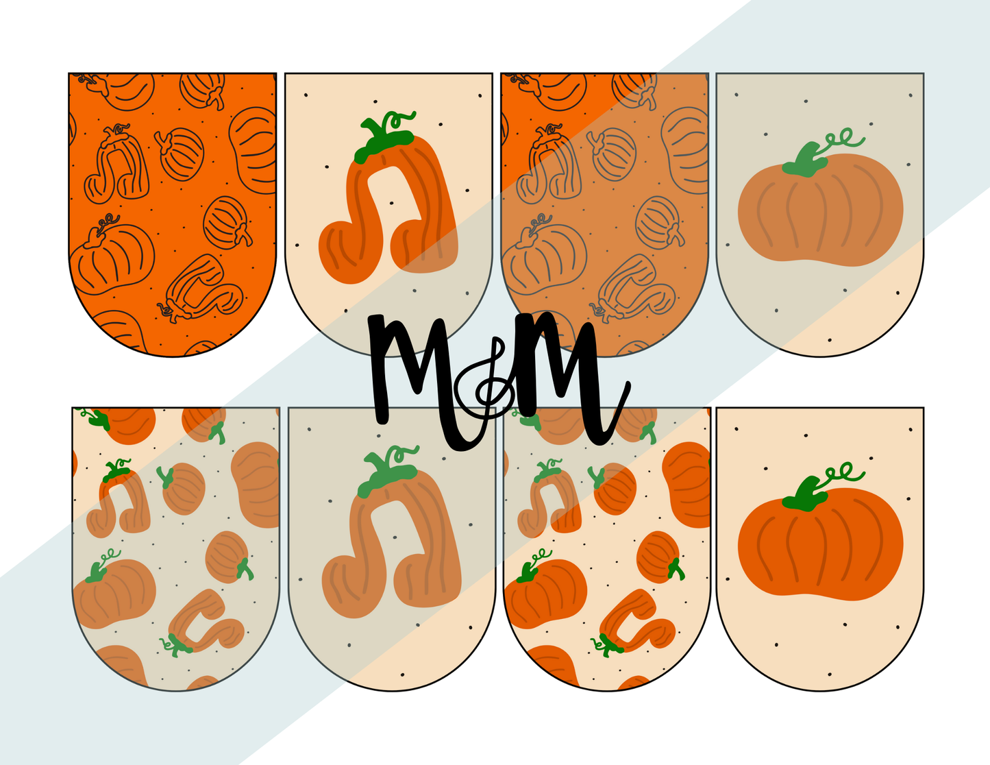 Pitch Perfect Pumpkin: Music Class Banner and Coloring Activity DIGITAL DOWNLOAD