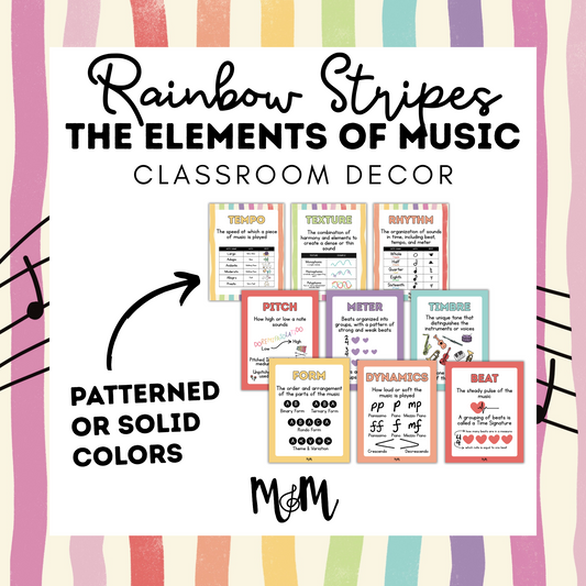 Rainbow Stripes: Elements of Music DIGITAL DOWNLOAD
