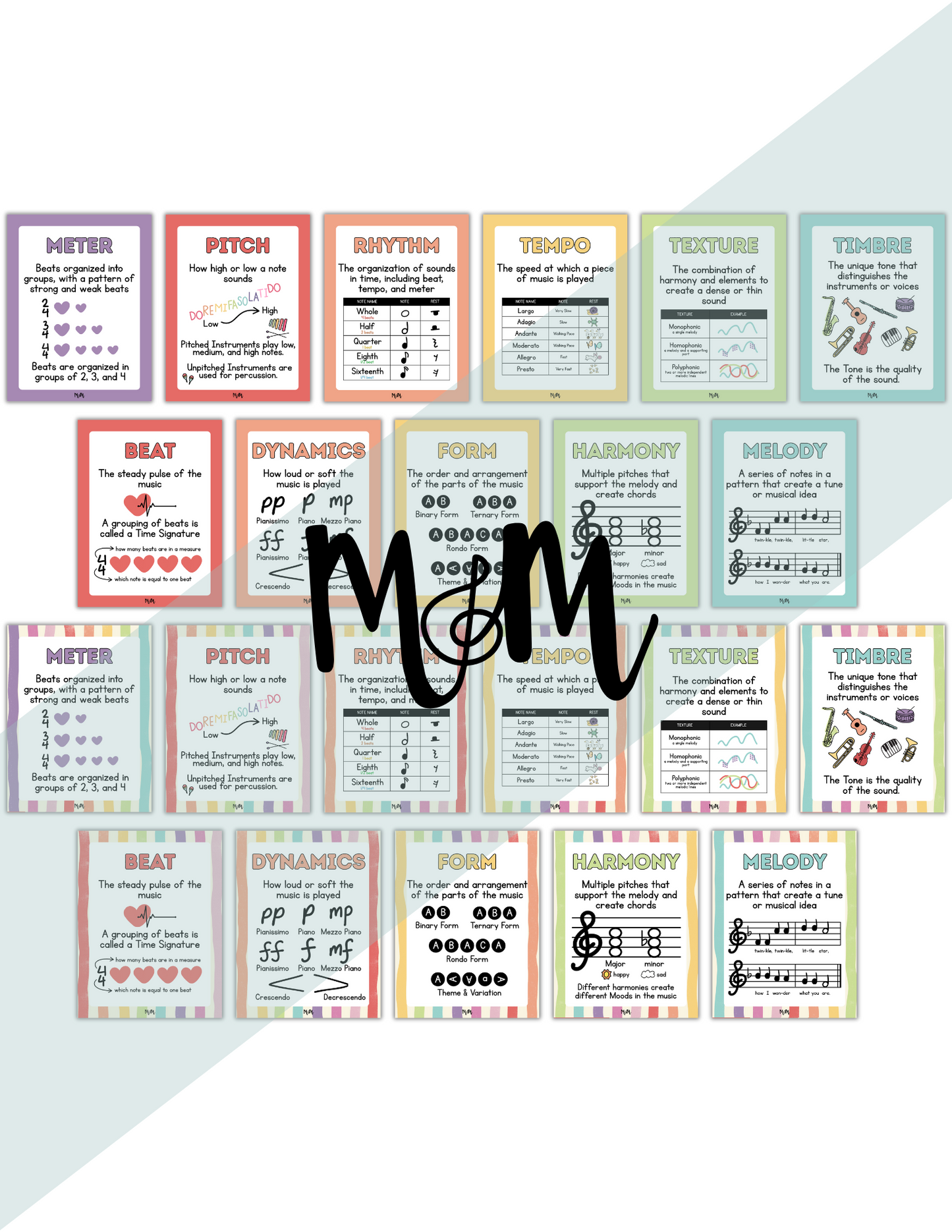 Rainbow Stripes: Elements of Music DIGITAL DOWNLOAD