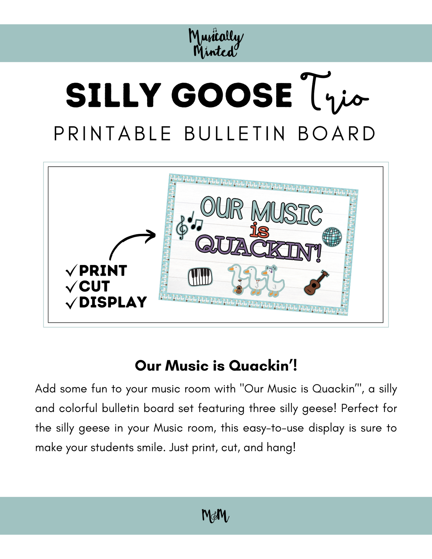 Silly Goose Trio: Bulletin Board DIGITAL DOWNLOAD