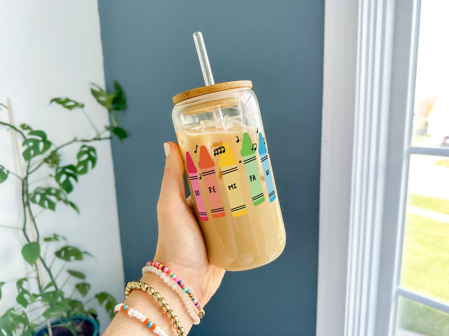 Solfege Crayons Glass Can