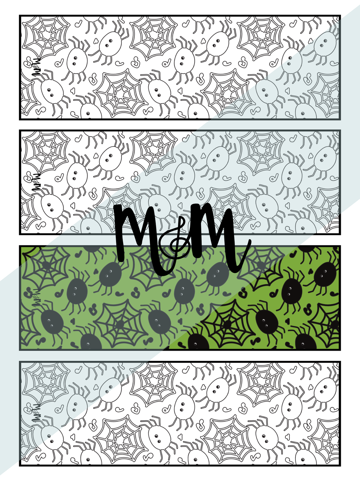 Spooky Tunes | Halloween Music Bookmarks | Printable Coloring Activity DIGITAL DOWNLOAD