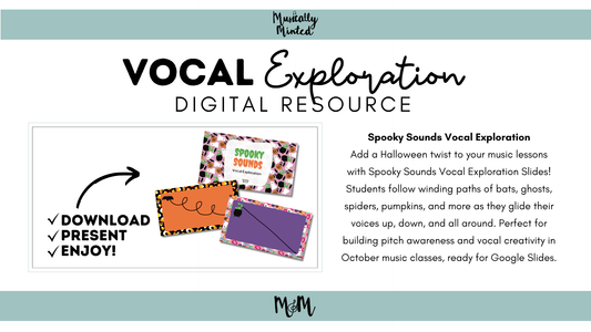 Spooky Sounds: Vocal Exploration Slides DIGITAL DOWNLOAD
