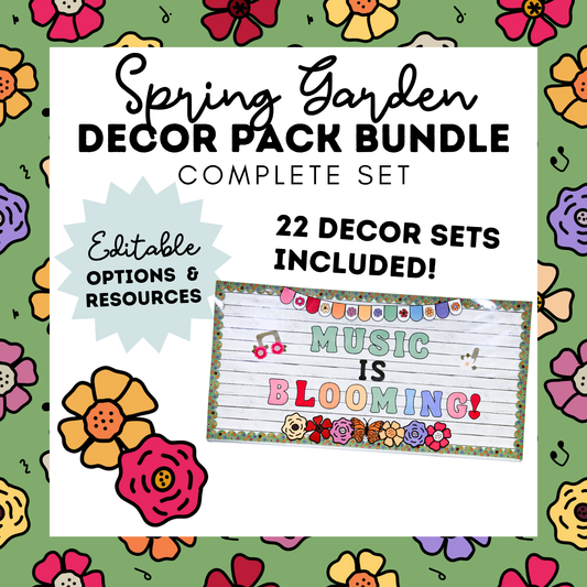 Spring Garden COMPLETE Decor Bundle *DIGITAL DOWNLOAD*