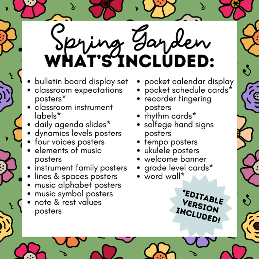 Spring Garden COMPLETE Decor Bundle *DIGITAL DOWNLOAD*