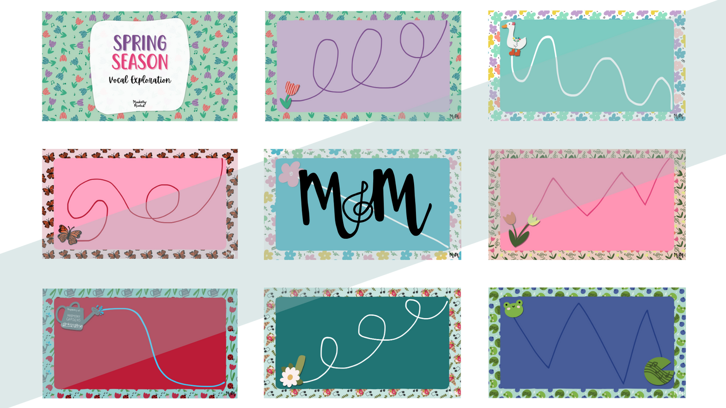 Spring Flower Vocal Exploration | Google Slides | March Music Activity DIGITAL DOWNLOAD