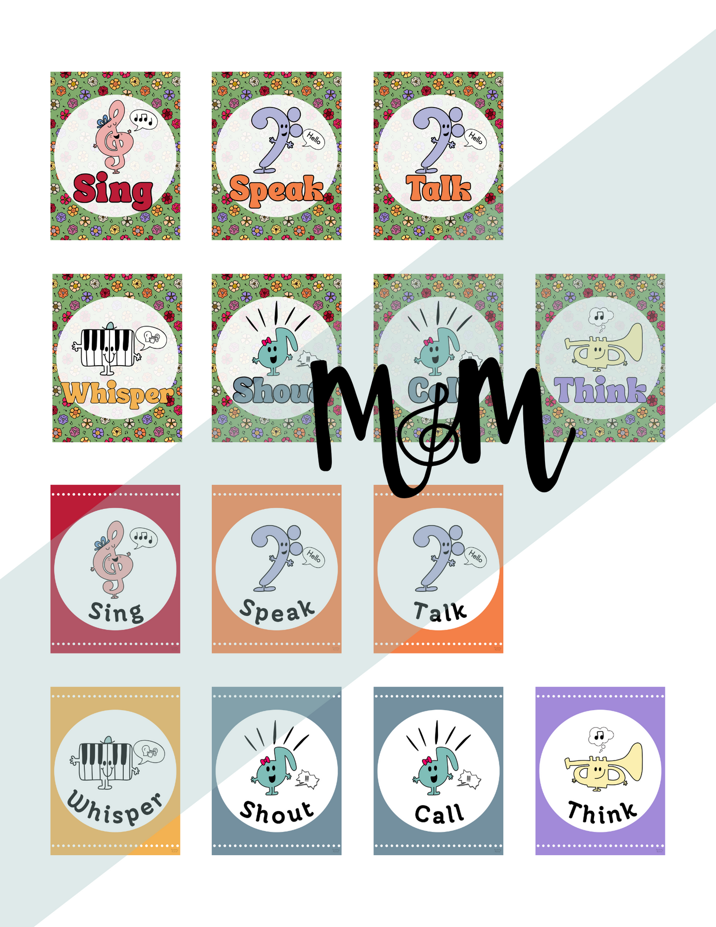 Spring Garden: Five Voices Posters DIGITAL DOWNLOAD