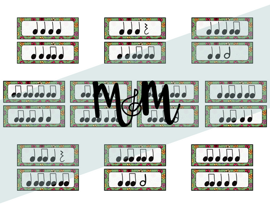 Spring Garden: Rhythm Cards DIGITAL DOWNLOAD