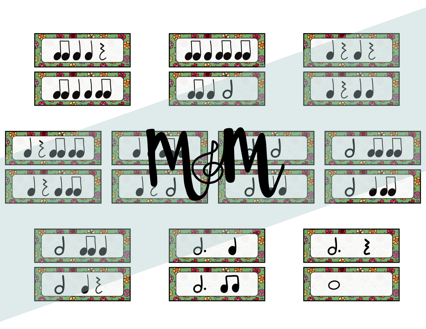 Spring Garden: Rhythm Cards DIGITAL DOWNLOAD