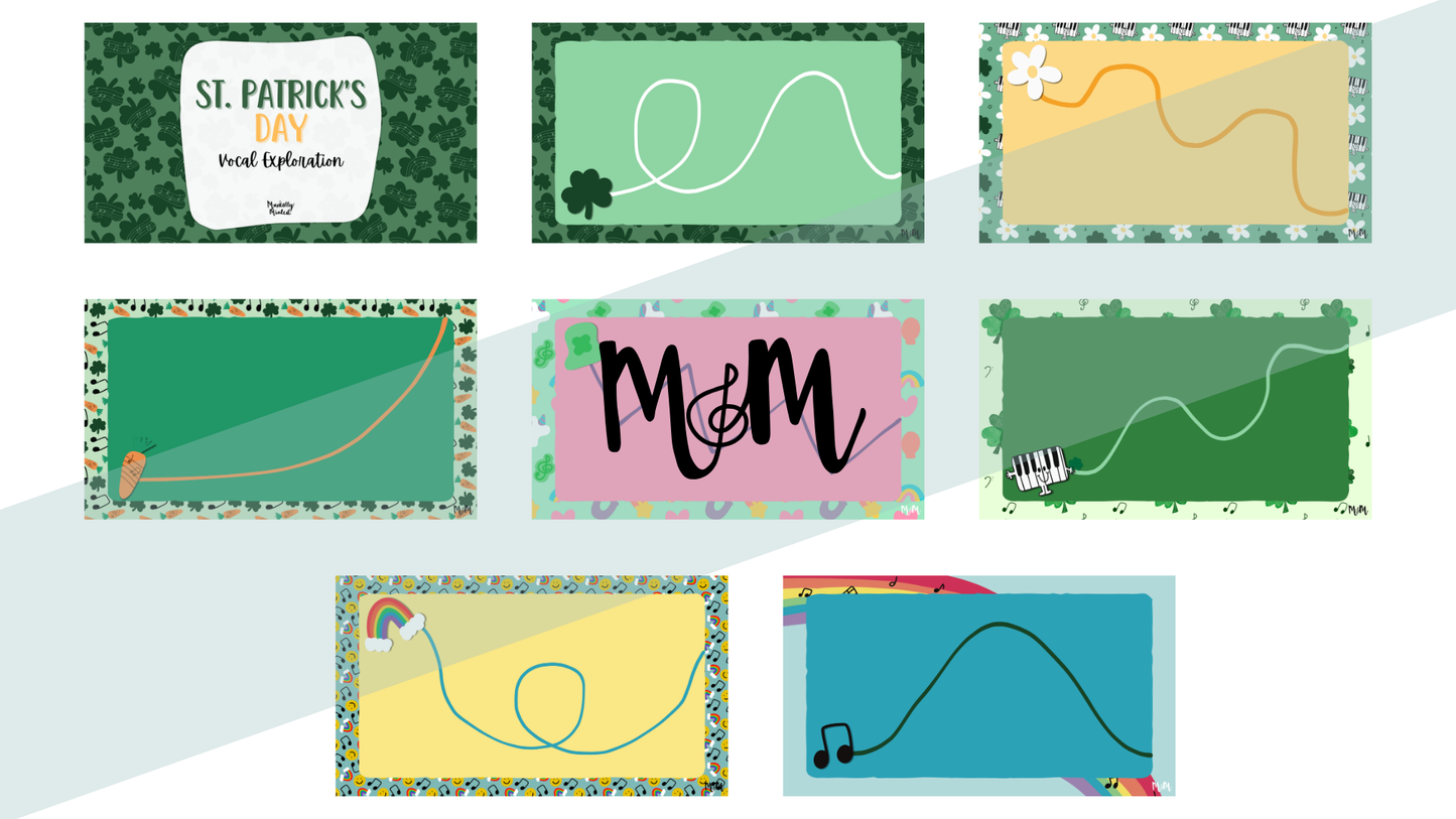 St. Patrick’s Day Vocal Exploration | Google Slides | March Music Activity DIGITAL DOWNLOAD