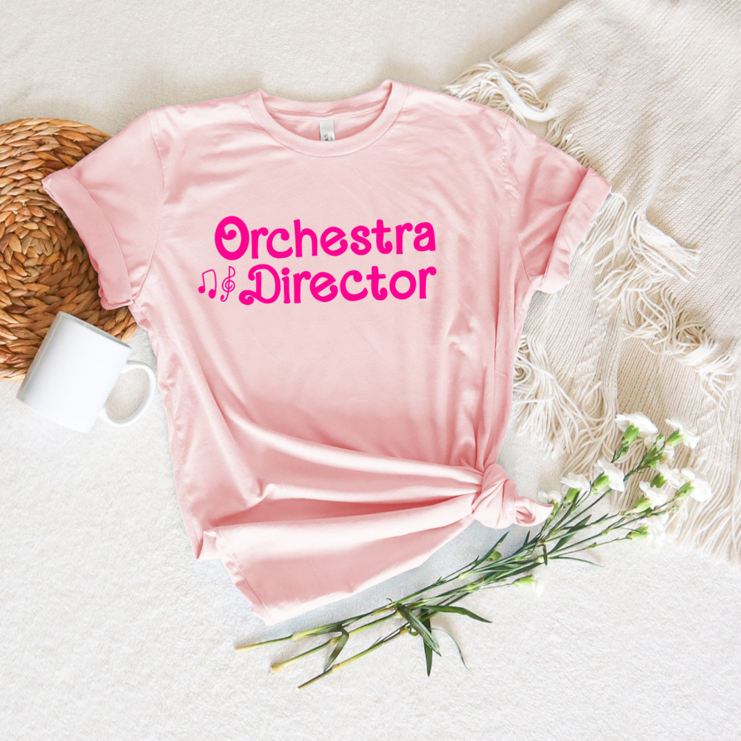 Pink Music Teacher T-Shirt