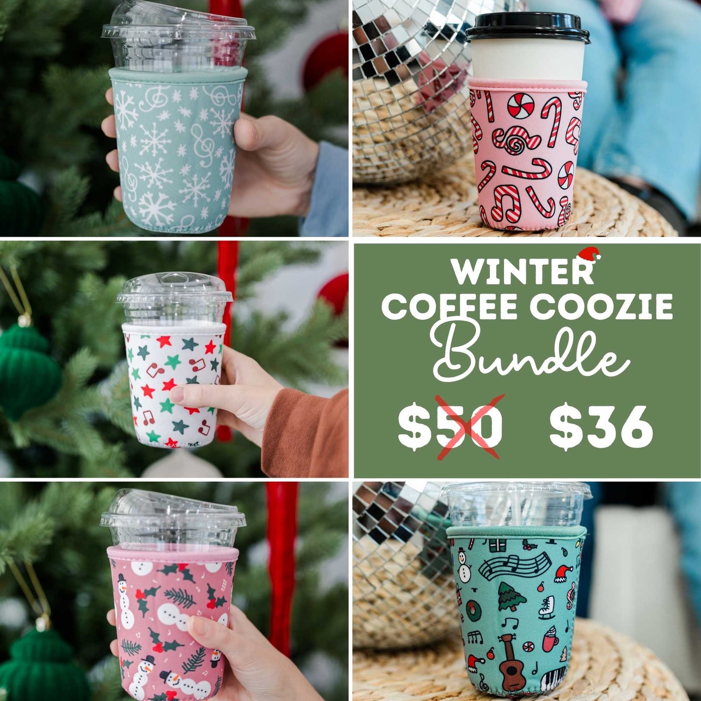 Winter Coffee Coozie Bundle