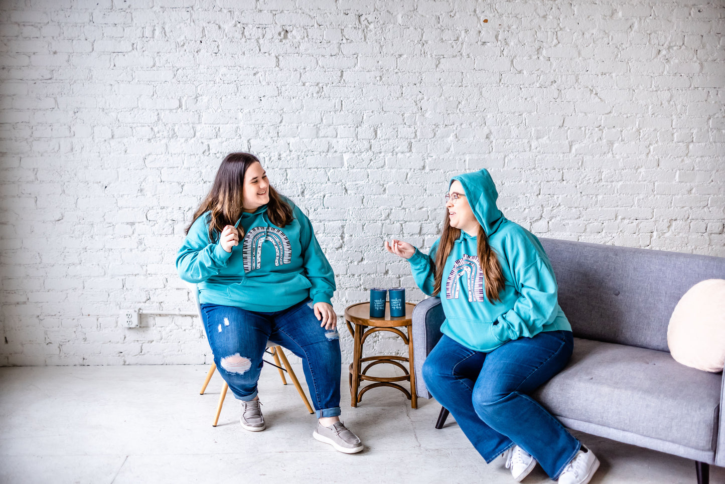 Music Around The World Rainbow Hoodie