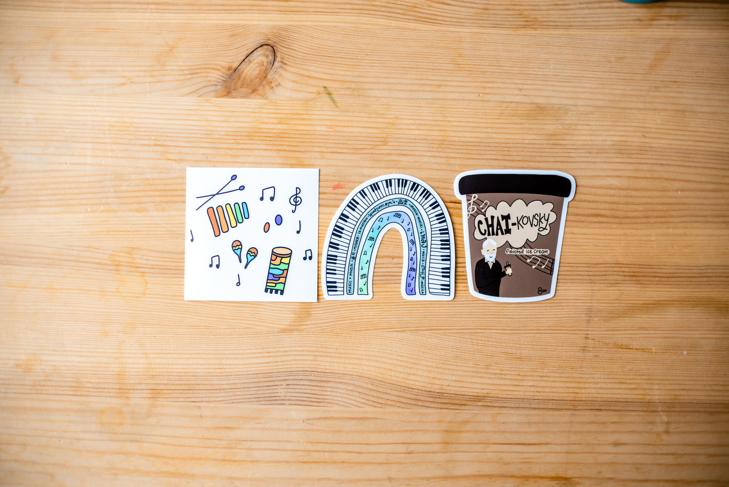 Chai-Kovsky Ice Cream Sticker