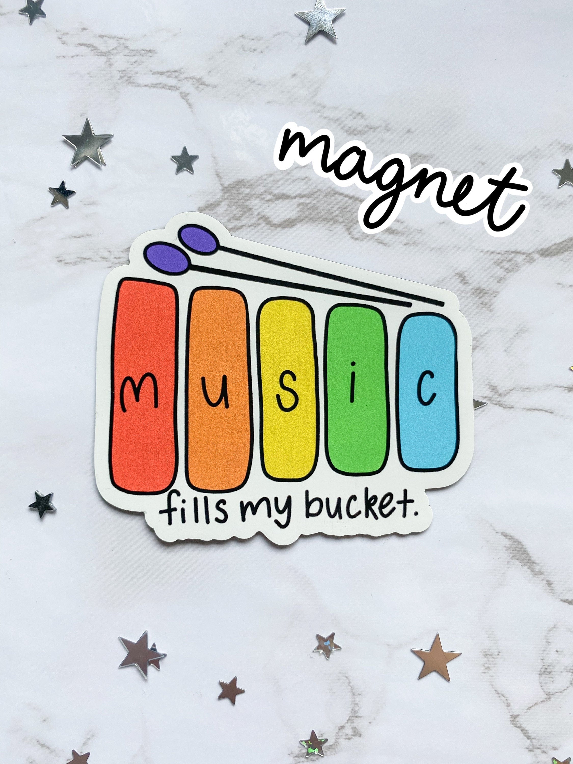 Music Teacher Cassette Tape Sticker