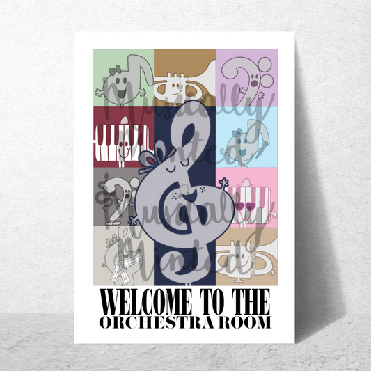 Orchestra Room Eras Poster DIGITAL DOWNLOAD