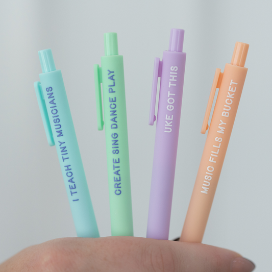 Music Teacher Essentials Gel Pen Set